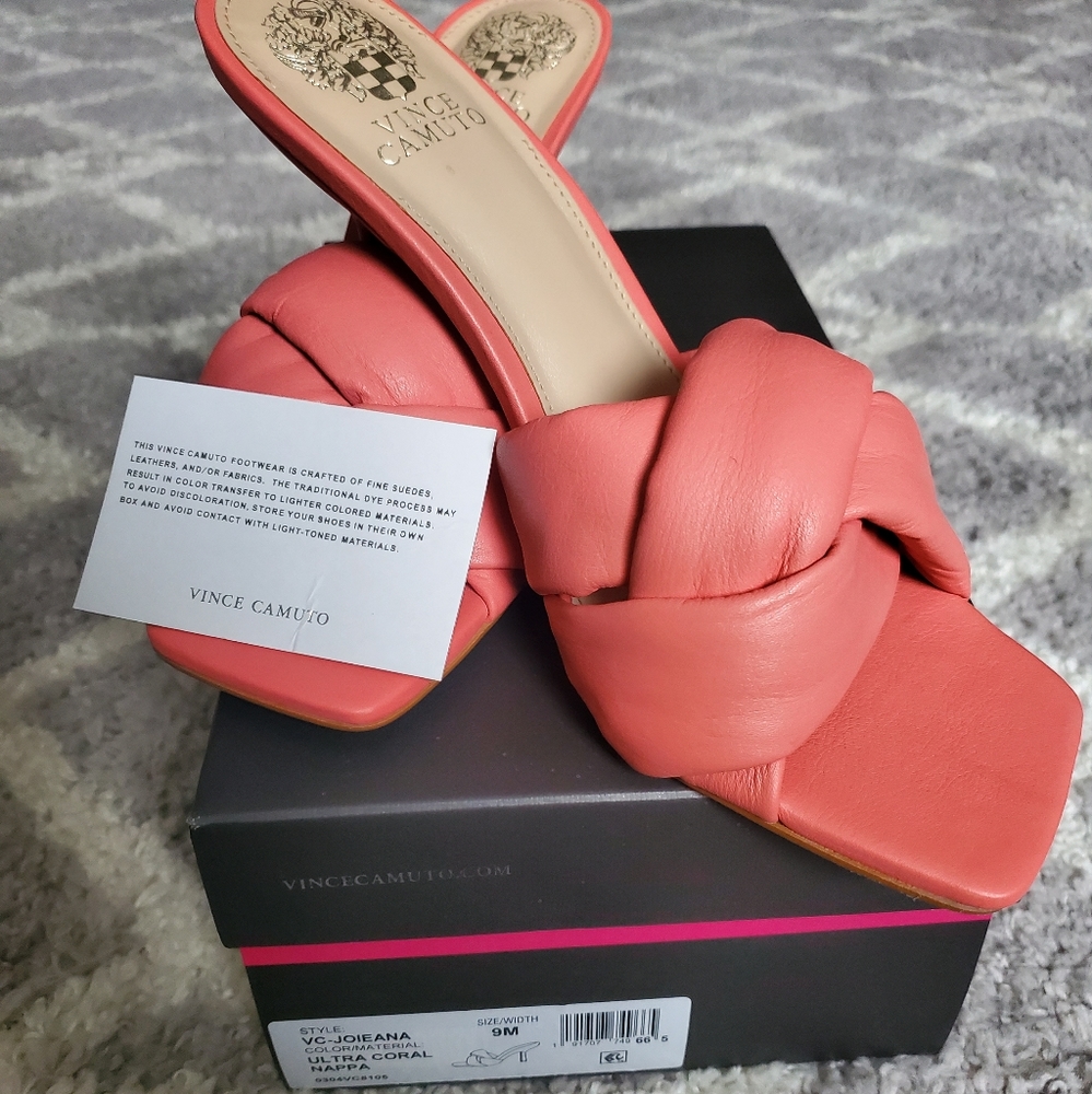 Vince Camuto coral sandal size 9 - Picture 6 of 7